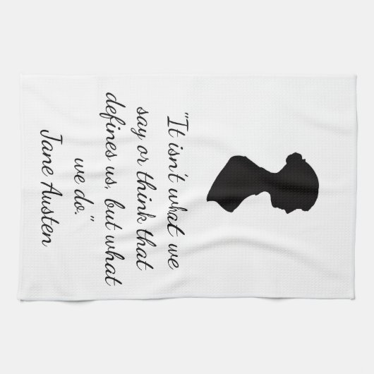Jane Austen quote キッチンタオル (横)