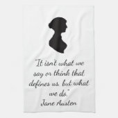 Jane Austen quote キッチンタオル (縦)
