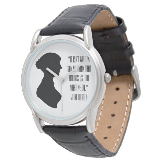 Jane Austen quote  腕時計 (アングル)