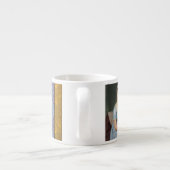 Jane Austen Quote (Burgundy) エスプレッソカップ (裏面)