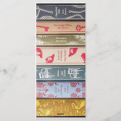 Jane Austen quote on writing 招待状 (裏面)