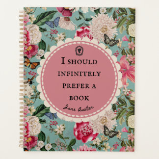 Jane Austen Quote "Prefer a Book" プランナー手帳