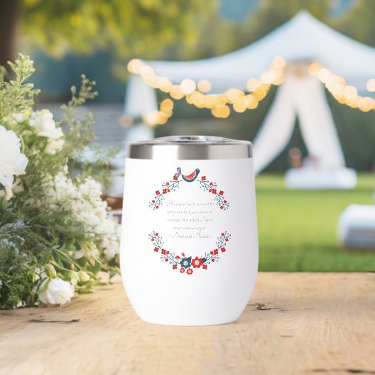 Jane Austen Quote, Pride and Prejudice Floral (ウェディング (回転後))