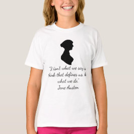 Jane Austen quote Tシャツ