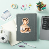 Jane Austen reading  シール (iPadカバー)