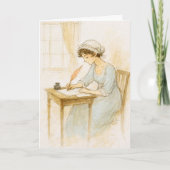 Jane Austen’s 250th Anniversary カード (正面)