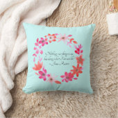 Jane Austen Self-Care Quote – Mansfield Park クッション (ブランケット)