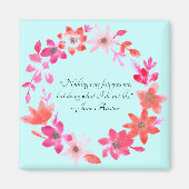 Jane Austen Self-Care Quote – Mansfield Park  マグネット (正面)