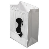 Jane Austen Sihouette ミディアムペーパーバッグ (正面アングル)