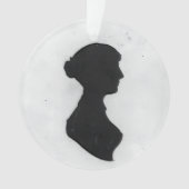 Jane Austen Silhouette オーナメント (正面)