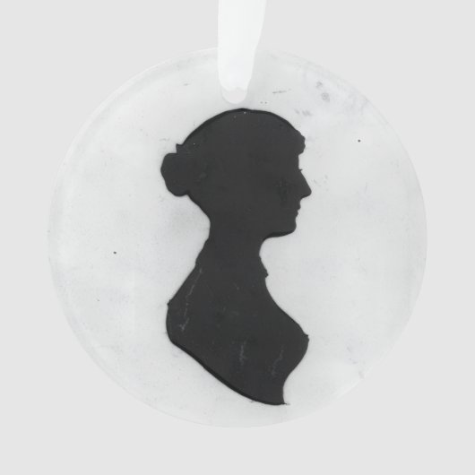 Jane Austen Silhouette オーナメント (正面)