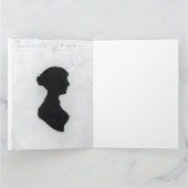 Jane Austen Silhouette カード (内部)