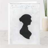 Jane Austen Silhouette カード (正面)