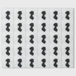 Jane Austen Silhouette ラッピングペーパー