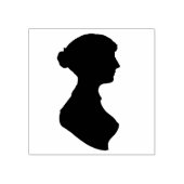 Jane Austen Silhouette ラバースタンプ (インプリント)