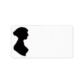 Jane Austen Silhouette ラベル (正面)