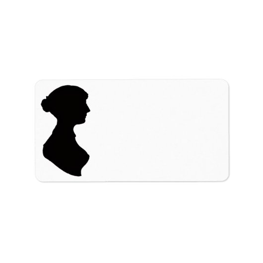Jane Austen Silhouette ラベル (正面)