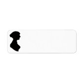 Jane Austen Silhouette ラベル (正面)