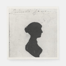 Jane Austen Silhouette Napkins スタンダードランチョンナプキン