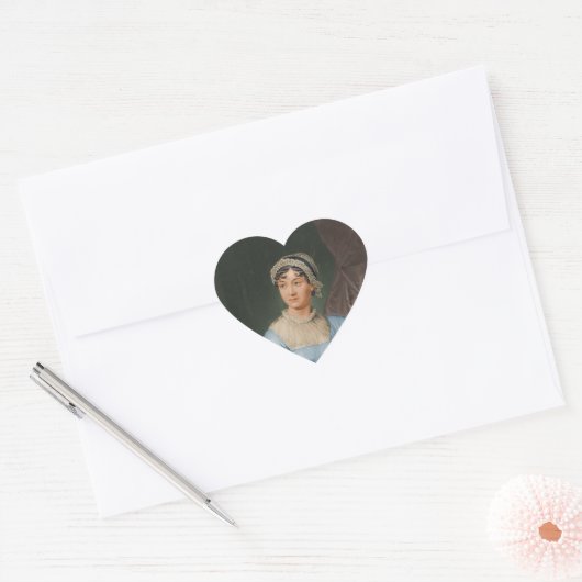 Jane Austen Stickers ハートシール (封筒)