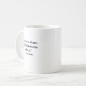 Jane Austen Tenderness Quote Coffee Mug コーヒーマグカップ (正面左)