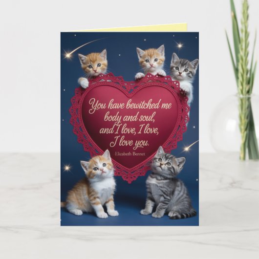 Jane Austen Valentine's Day Card 4 シーズンカード (正面)