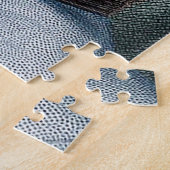 Jane Austen with Bird head ジグソーパズル (側面)