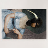 Jane Austen with Bird head ジグソーパズル (横)