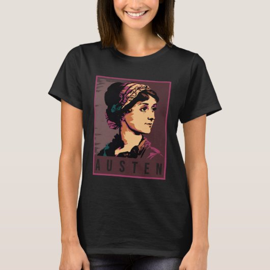 Jane Austen Womens History Month Feminist Reading Tシャツ (正面)