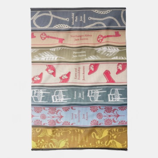 Jane Austen's books キッチンタオル (縦)
