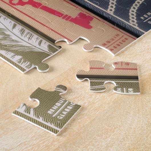 Jane Austen's books ジグソーパズル (側面)