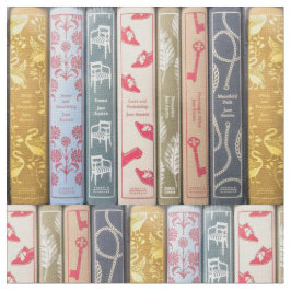 Jane Austen's books ファブリック