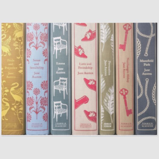 Jane Austen's books 薄葉紙 (正面)