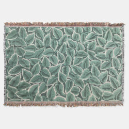 Jane Austen's Home Leaf Wallpaper スローブランケット