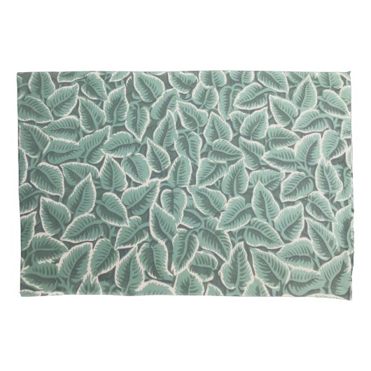 Jane Austen's Home Leaf Wallpaper 枕カバー (正面)