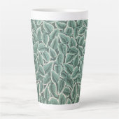 Jane Austen's Home Wallpaper カフェラテマグ (正面)