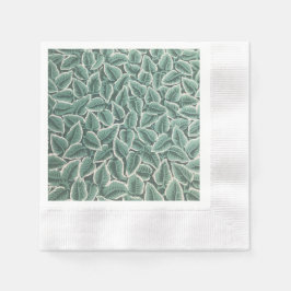 Jane Austen's Home Wallpaper 縁ありカクテルナプキン