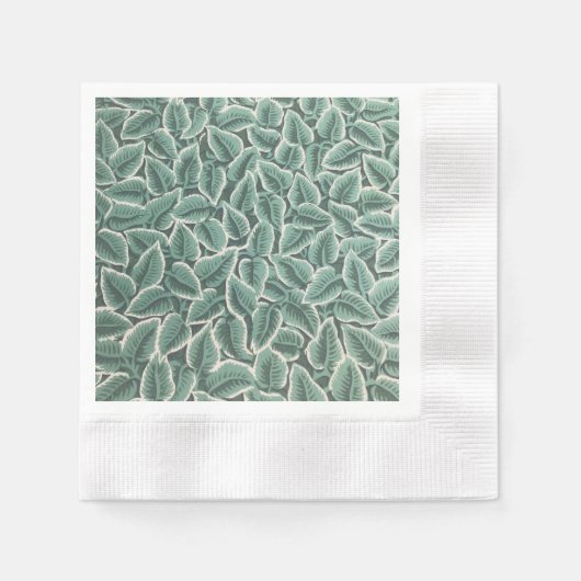 Jane Austen's Home Wallpaper 縁ありカクテルナプキン (正面)