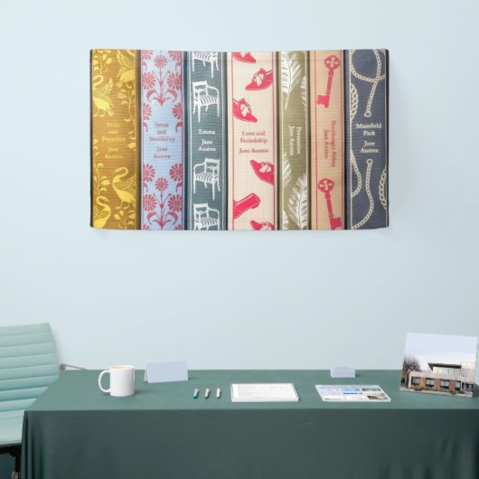 Jane Austen's Novels 横断幕 (トレードショー)