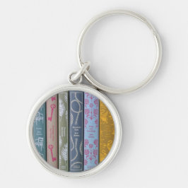Jane Austen's Novels on a  Keychain キーホルダー