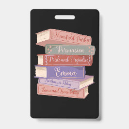 Jane Austen's Novels V バッジ