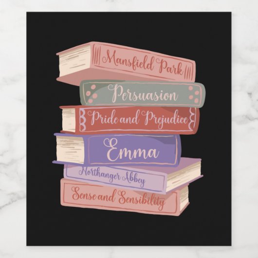 Jane Austen's Novels V ワインラベル (シングルラベル)