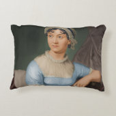 Jane Austen's Portrait +quote アクセントクッション (裏面)