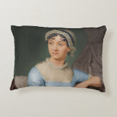 Jane Austen's Portrait +quote アクセントクッション (裏面)