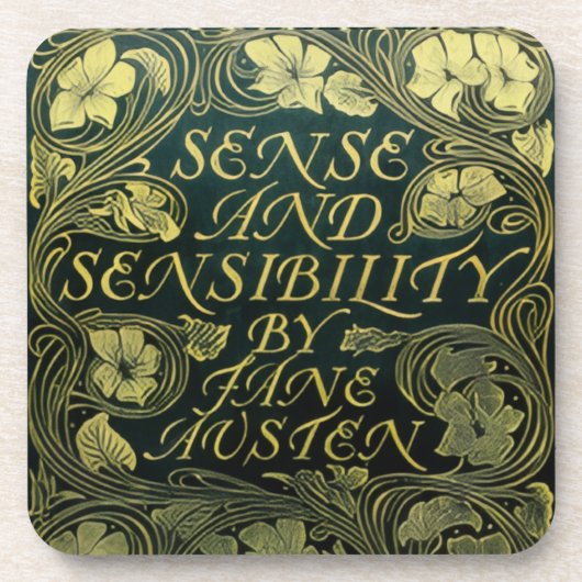Jane Austen's "Sense and Sensibility" コースター (正面)