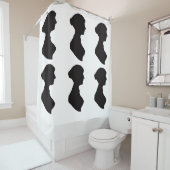 Jane Austen's silhouette シャワーカーテン (インサイチュ)