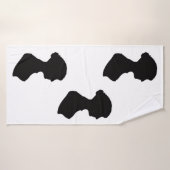 Jane Austen's silhouette バスタオル (バスタオル)