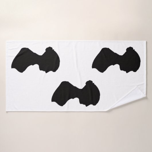 Jane Austen's silhouette バスタオル (バスタオル)