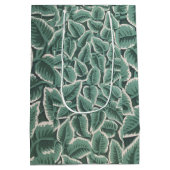 Jane Austen's Silhouette &  Home Wallpaper ミディアムペーパーバッグ (裏面)