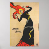Jane Avril 1 Poster ポスター (正面)
